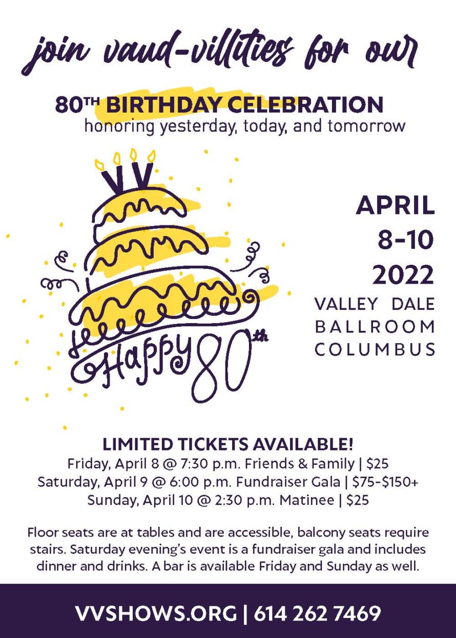 80th Birthday Celebration 5x7 Flyer