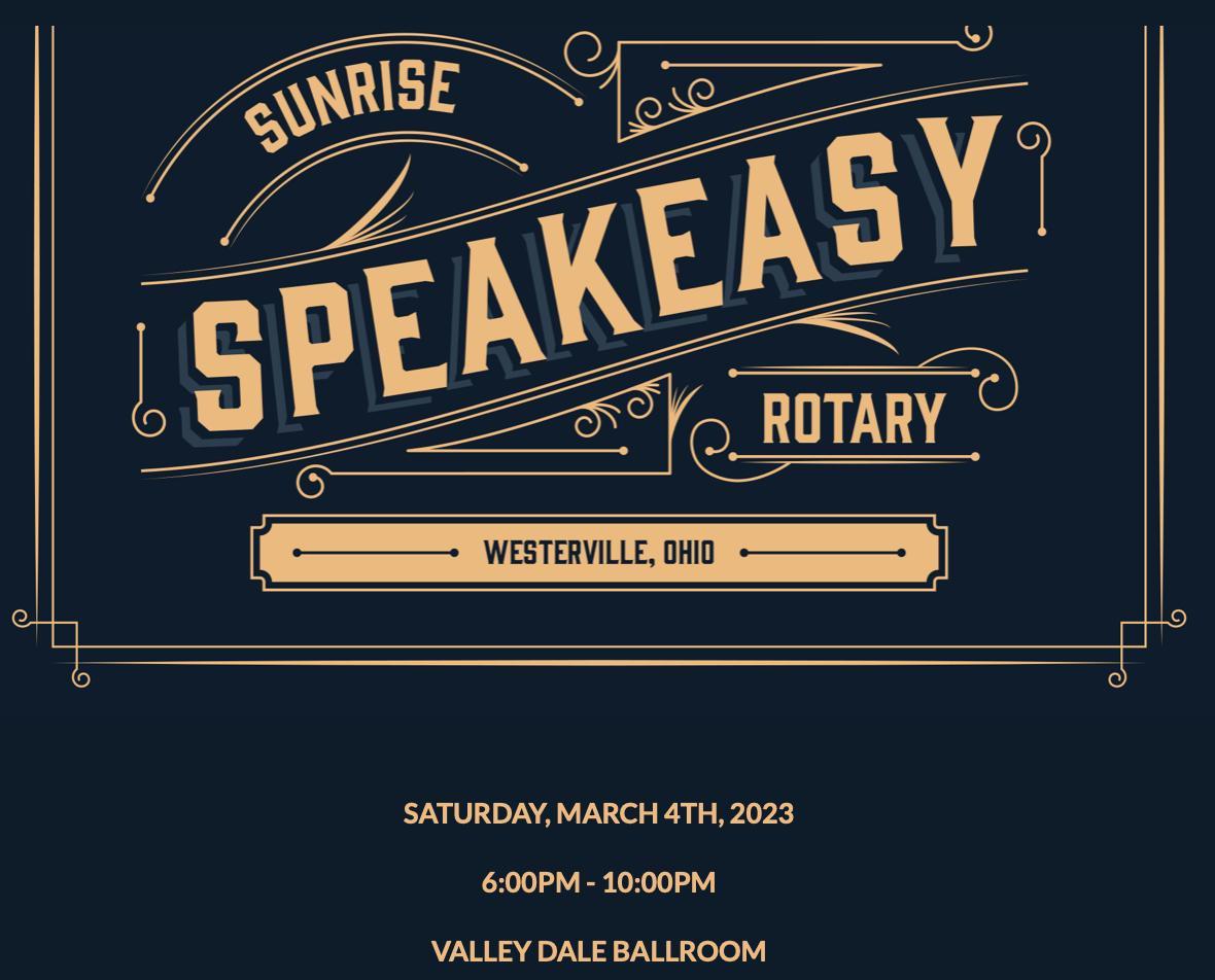 Westerville Rotary - Sunrise Speakeasy
